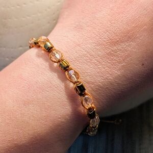 Elegant Gold Beaded Bracelet